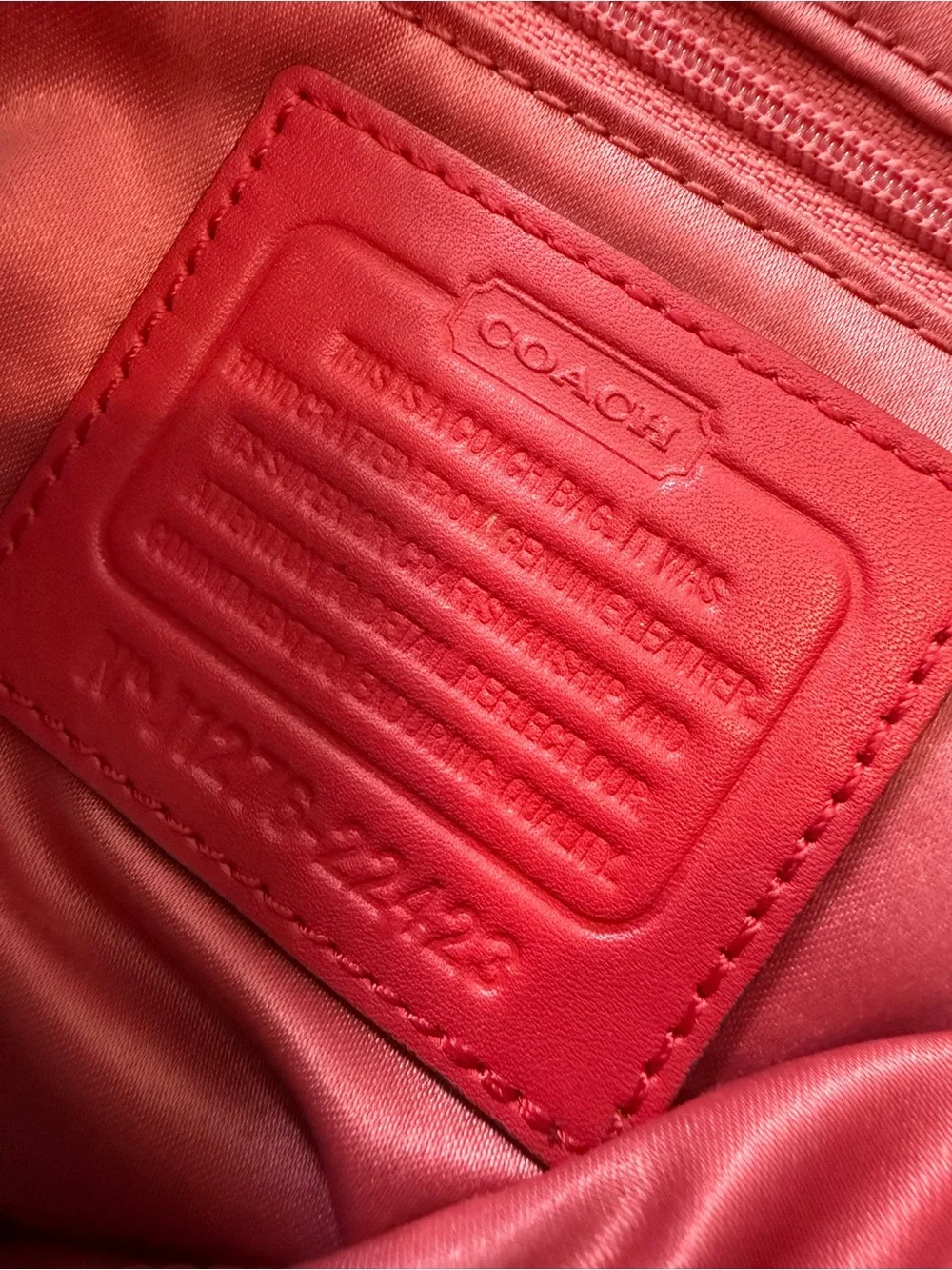Coach genuine poppy